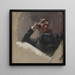 L'artiste Georg Pauli en étude - Eva Bonnier — gerahmtes Bild an der Wand