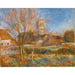 Reproduktion des Gemäldes L'église à Essoyes - Pierre-Auguste Renoir