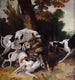 L'hallali du loup - Jean-Baptiste Oudry — Ansicht des Kunstwerks