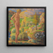 L'île enchantée - Ludwig von Hofmann — gerahmtes Bild an der Wand