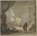 L'intérieur d'une maison, à la fenêtre, deux hommes et une femme au premier plan, un homme vu de dos - Hendrik Meyer — Ansicht des Kunstwerks