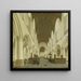 L'intérieur de l'église Saint-Bavon à Haarlem - Isaak van Nickelen — gerahmtes Bild an der Wand