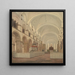 L'intérieur de la cathédrale de Ribe - Jrgen Roed — gerahmtes Bild an der Wand
