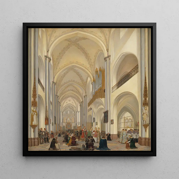 L'intérieur de la cathédrale de Roskilde - Ditlev Martens