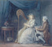 La Belle Harpiste - Jean-Baptiste Mallet — Ansicht des Kunstwerks