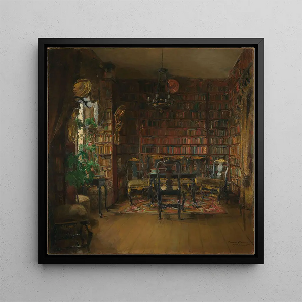 La Bibliothèque de Thorvald Boeck - Harriet Backer