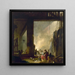 La Blanchisserie - Hubert Robert — gerahmtes Bild an der Wand