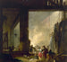 La Blanchisserie - Hubert Robert — Ansicht des Kunstwerks