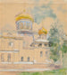 Die Kathedrale der Geburt des Klosters Savvino-Storozhevsky bei Zvenigorod - Maria Yakunchikova — Ansicht des Kunstwerks