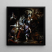 Die königliche Jagd von Dido und Eneas - Francesco Solimena — gerahmtes Bild an der Wand