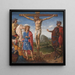Die Kreuzigung - Matteo di Giovanni — gerahmtes Bild an der Wand