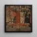 Die Kreuzigung des heiligen Petrus - Jaume Huguet — gerahmtes Bild an der Wand
