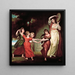La Famille Gower, Les Enfants de Granville, 2e Comte Gower - George Romney — gerahmtes Bild an der Wand