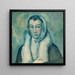 La Femme L'Hermine nach El Greco - Paul Cézanne — gerahmtes Bild an der Wand