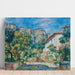 Reproduktion des Gemäldes La Ferme de Magnanosc ou La Villa Raynaud, Grasse - Pierre-Auguste Renoir