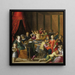 La Fête de Bacchus - Louis de Caullery — gerahmtes Bild an der Wand
