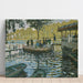 Reproduktion des Gemäldes La Grenouillère - Claude Monet