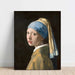 Reproduktion des Gemäldes La Jeune fille à la perle de Johannes Vermeer