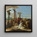 La Lamentation au pied de la croix - Giovanni Domenico Tiepolo — gerahmtes Bild an der Wand