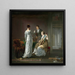 Die Musikstunde - Louis Moritz — gerahmtes Bild an der Wand