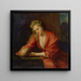 Die bußfertige Madeleine - Jean-Baptiste Santerre — gerahmtes Bild an der Wand