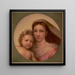 La Madone Sixtine - Louis Prang — gerahmtes Bild an der Wand