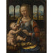 Reproduktion des Gemäldes La Madone à l'œillet - Leonardo da Vinci