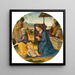 Das Madonnenbild und Josef, der das Jesuskind anbetet - Sebastiano di Bartolo Mainardi — Wandpräsentation des Kunstwerks
