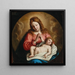 La Madone et l'Enfant - Giovanni Battista Salvi da Sassoferrato — Wandpräsentation des Kunstwerks