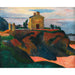 Reproduktion des Gemäldes La Maison Du Pan-Du - Paul Gauguin