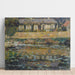 Reproduktion des Gemäldes La Maison au Bord de l'Eau, Montreuil-Bellay - Henri Le Sidaner