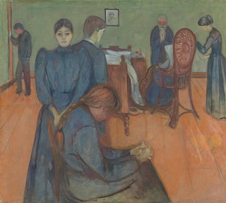 La Mort dans la chambre des malades - Edvard Munch