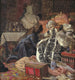 Der Tod der Königin Sophie Amalie - Kristian Zahrtmann — Ansicht des Kunstwerks