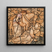 Die Geburt von Tristram - Arthur Hughes — gerahmtes Bild an der Wand