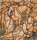 Die Geburt von Tristram - Arthur Hughes — Ansicht des Kunstwerks