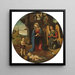 Die Geburt mit dem heiligen Kind Jean - Piero di Cosimo — Wandpräsentation des Kunstwerks