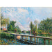 Reproduktion des Gemäldes La Passerelle - Chemin de Halage du Canal du Loing - Alfred Sisley