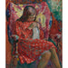 Reproduktion des Gemäldes La Petite Couseuse - Henri Lebasque