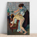 Reproduktion des Gemäldes La Petite Fille au Miroir - Suzanne Valadon