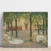 Reproduktion des Gemäldes Die Wassertrinkersplatz, Aix-les-Bains - Henri Le Sidaner