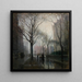 La Plaza après la pluie - Paul Cornoyer — gerahmtes Bild an der Wand