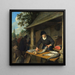 La Poissonnière - Adriaen van Ostade — gerahmtes Bild an der Wand