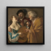La Procuress - Dirck Van Baburen — gerahmtes Bild an der Wand