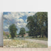 Reproduktion des Gemäldes Die Straße von Marly-le-Roi - Alfred Sisley