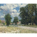 Reproduktion des Gemäldes Die Straße von Marly-le-Roi - Alfred Sisley