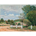 Reproduktion des Gemäldes La Route de Verrières - Alfred Sisley
