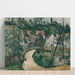 Reproduktion des Gemäldes La Route tournante - Paul Cézanne