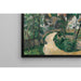 Reproduktion des Gemäldes La Route tournante - Paul Cézanne