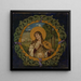 La Sainte Cécile dans une couronne de sapin - Hans Thoma — gerahmtes Bild an der Wand