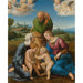 Reproduktion des Gemäldes La Sainte Famille Canigiani - Raphael